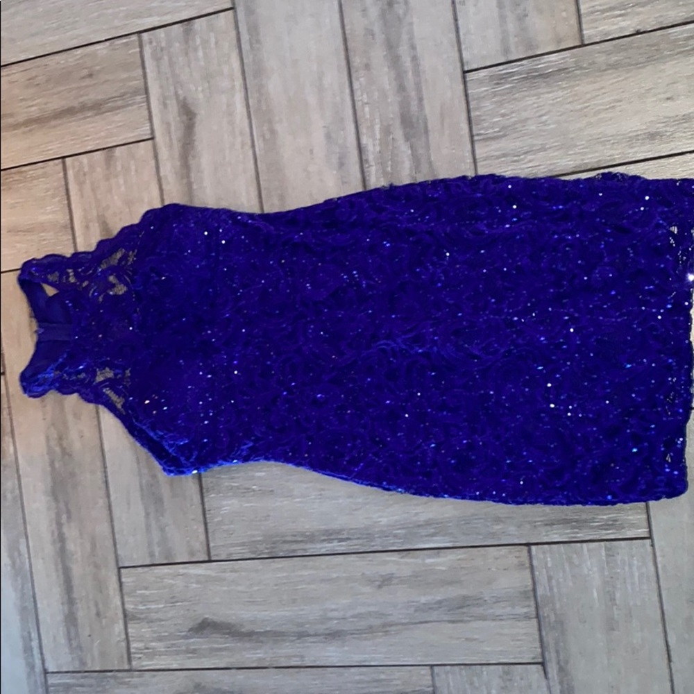 Blue dress